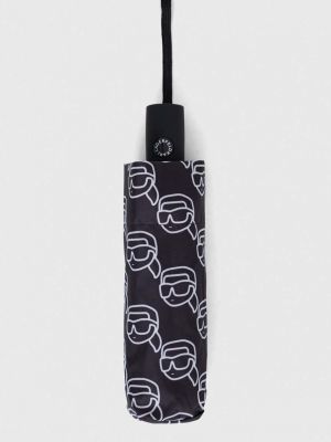 Átlátszó átlátszó átlátszó esernyő Karl Lagerfeld fekete