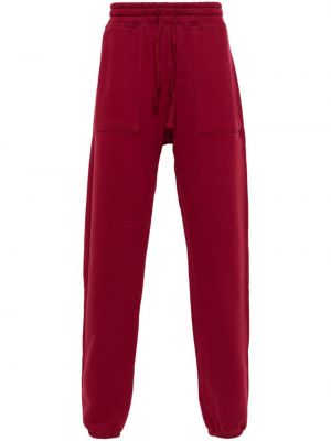 Bavlněné sportovní kalhoty Mc2 Saint Barth červené