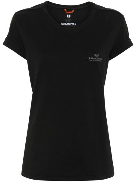 Bavlnené tričko Parajumpers čierna