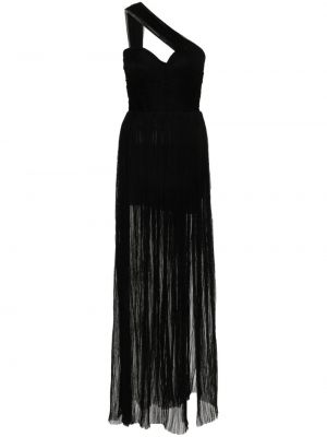 Μάξι φόρεμα από τούλι Maria Lucia Hohan μαύρο