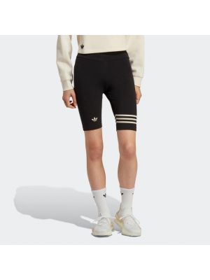 Leggings en coton en jersey Adidas noir