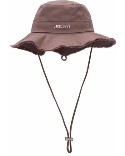 Hut aus baumwoll Jacquemus braun