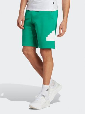 Спортни шорти Adidas зелено