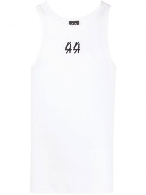 Košulja bez rukava s printom 44 Label Group bijela