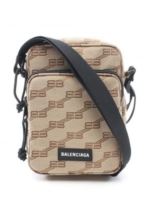 Jacquard torbica Balenciaga Pre-owned bež
