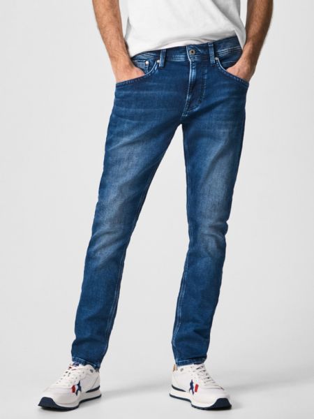 Skinny farmernadrág Pepe Jeans kék