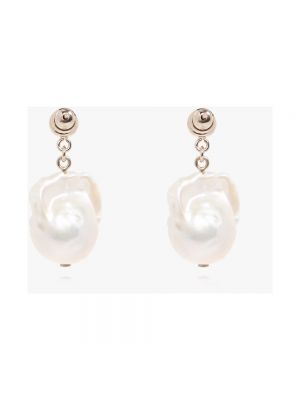 Pendientes con perlas Chloé blanco