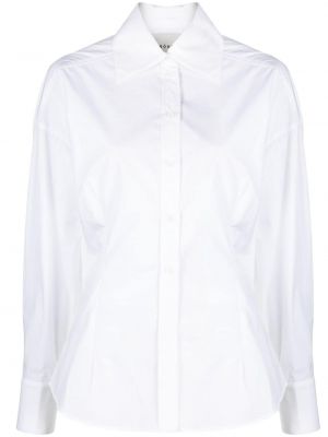 Памучна риза без ток Róhe бяло