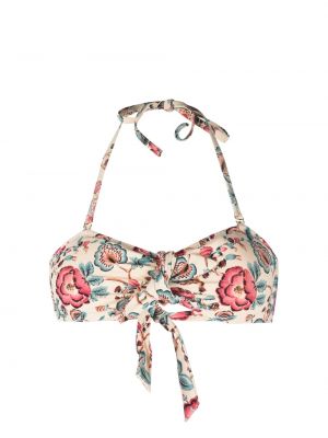 Virágos bikini nyomtatás Louise Misha fehér