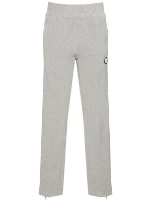 Pantaloni in jersey Moncler Genius grigio