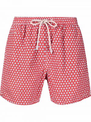 Floral shorts Mc2 Saint Barth rød