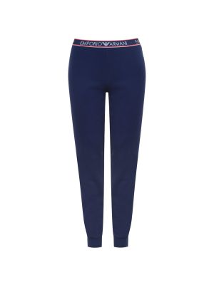 Pantaloni sport Emporio Armani Underwear albastru