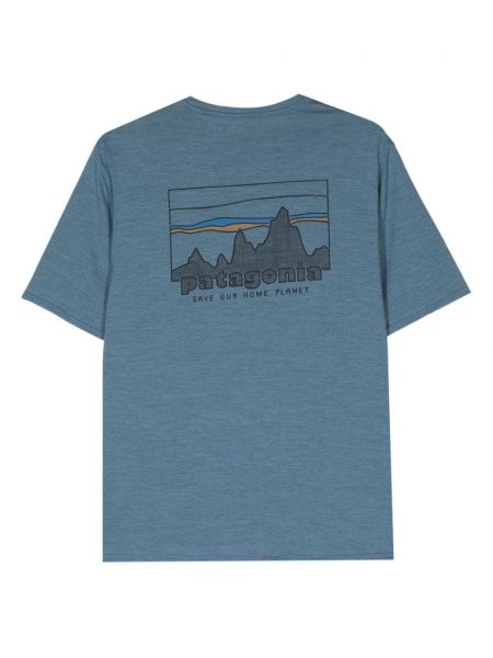 T-krekls Patagonia zils