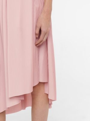 Plisované midi sukně Givenchy růžové