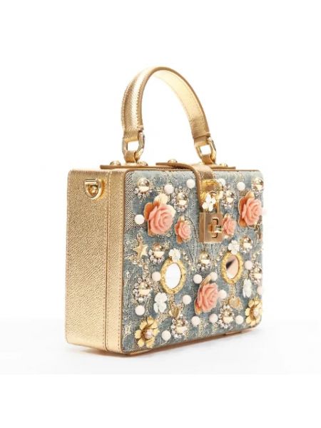Aksamitna torba na ramię Dolce & Gabbana Pre-owned
