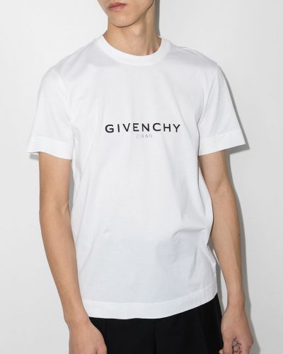T-shirt aus baumwoll mit print Givenchy weiß