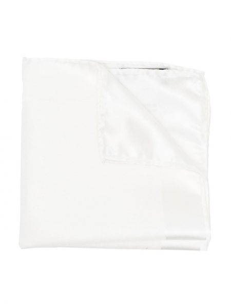 Cravate en soie avec poches Lardini blanc