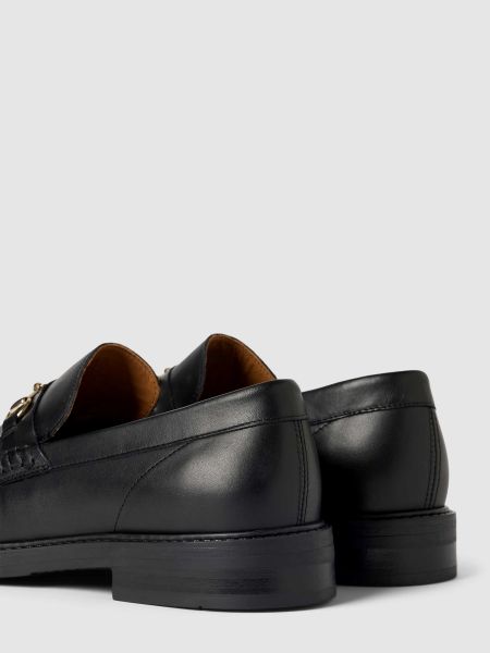 Loafers w jednolitym kolorze Selected Homme czarne