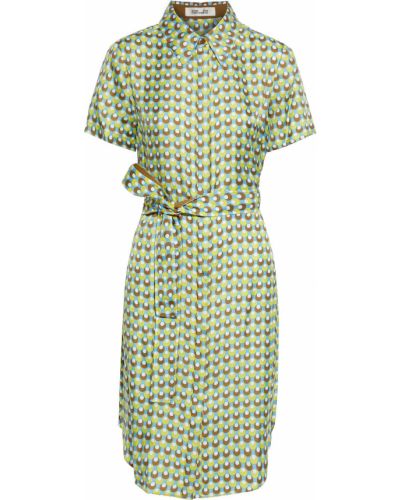 Шелковое рубашка платье Diane Von Furstenberg