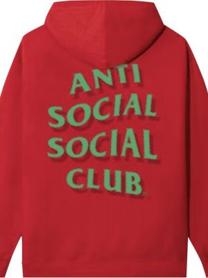 Худи Anti Social Social Club красное