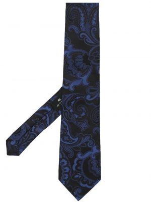 Raštuotas šilkinis kaklaraištis su paisley raštu Etro