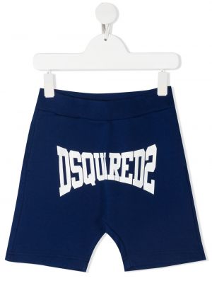 Trykt shorts for jenter Dsquared2 Kids blå