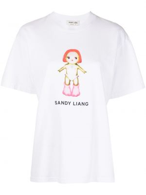 Camiseta Sandy Liang blanco