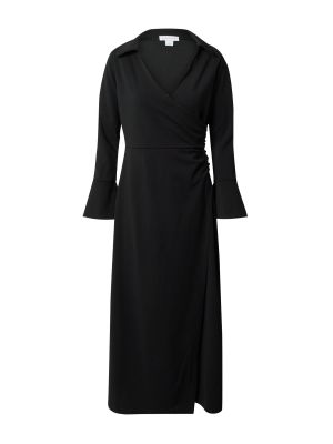 Μίντι φόρεμα Warehouse μαύρο