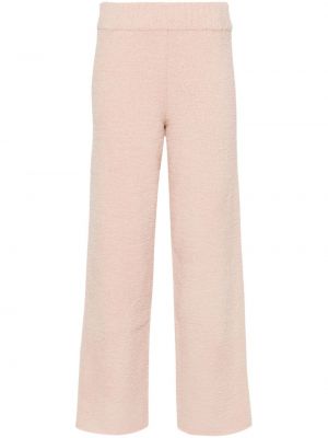 Pantaloni din fleece cu croială lejeră Ugg roz