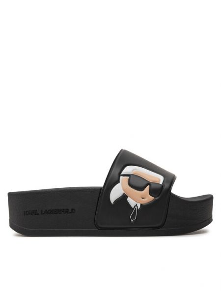 Einfarbige sandale Karl Lagerfeld schwarz