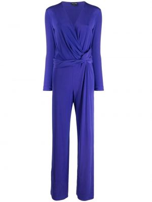 V-hals lang jumpsuit Tom Ford lilla