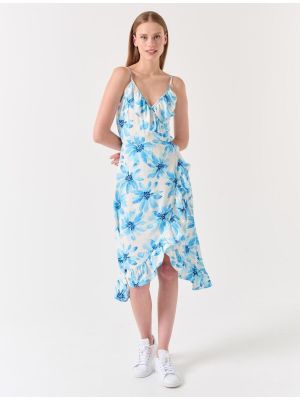 Midi haljina s cvjetnim printom Jimmy Key bijela