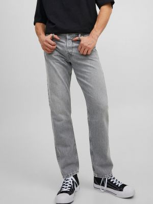 Straight fit džíny Jack & Jones šedé