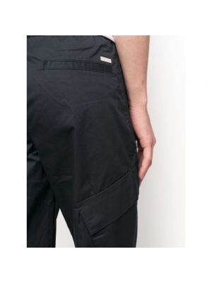 Spodnie slim fit Armani czarne