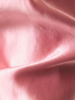 Pantalones de lino de seda Giorgio Armani rosa
