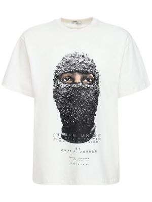 T-shirt di cotone con stampa Ih Nom Uh Nit nero
