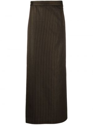 Suknja Jean Paul Gaultier smeđa
