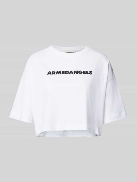 Koszulka z nadrukiem Armedangels biała