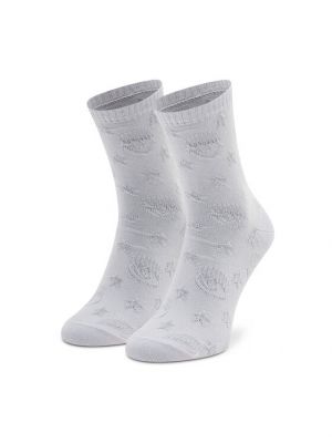 Čarape Chiara Ferragni bijela
