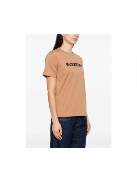Camiseta con estampado Burberry marrón