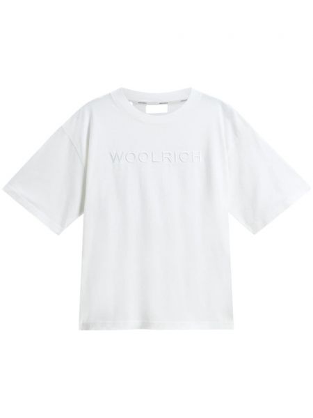 Jersey polar tişört Woolrich beyaz