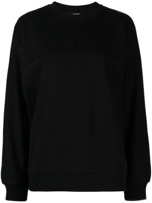 Raštuotas medvilninis džemperis Karl Lagerfeld juoda