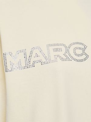T-shirt con cristalli Marc Jacobs grigio