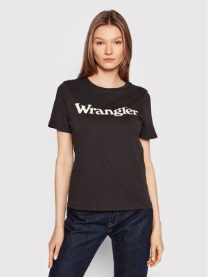 Černé tričko Wrangler