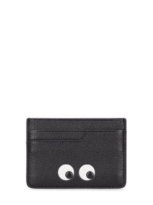 Usnjena denarnica Anya Hindmarch črna