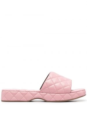 Sandali con lacci By Far rosa