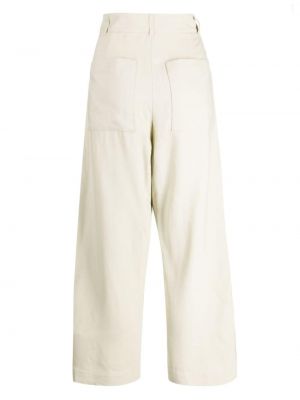 Pantalon taille haute Studio Nicholson beige
