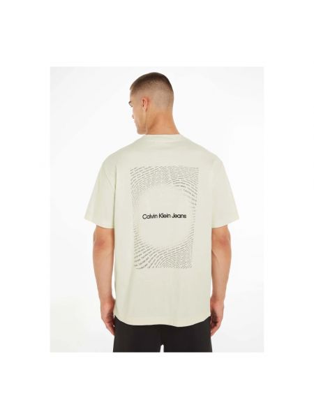 Koszulka bawełniana z nadrukiem Calvin Klein Jeans