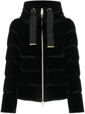 Dūnu jaka ar spalvām Herno melns