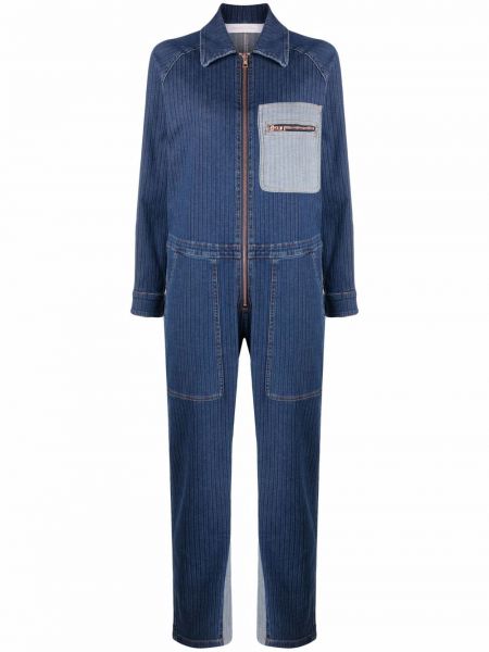 Denim jumpsuit See By Chloe blå